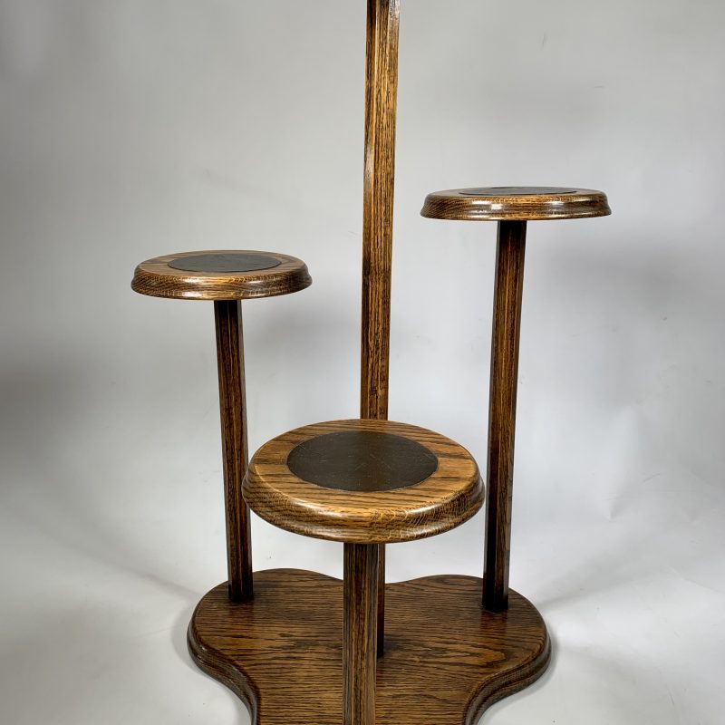 SOLD – 1930s Oak Plant Stand