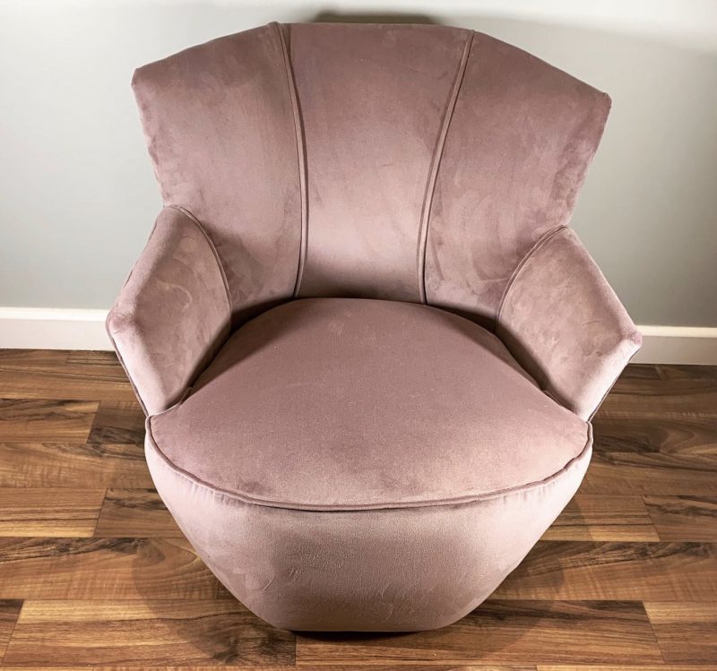SOLD - Art Deco Bedroom / Cocktail Tub Chair