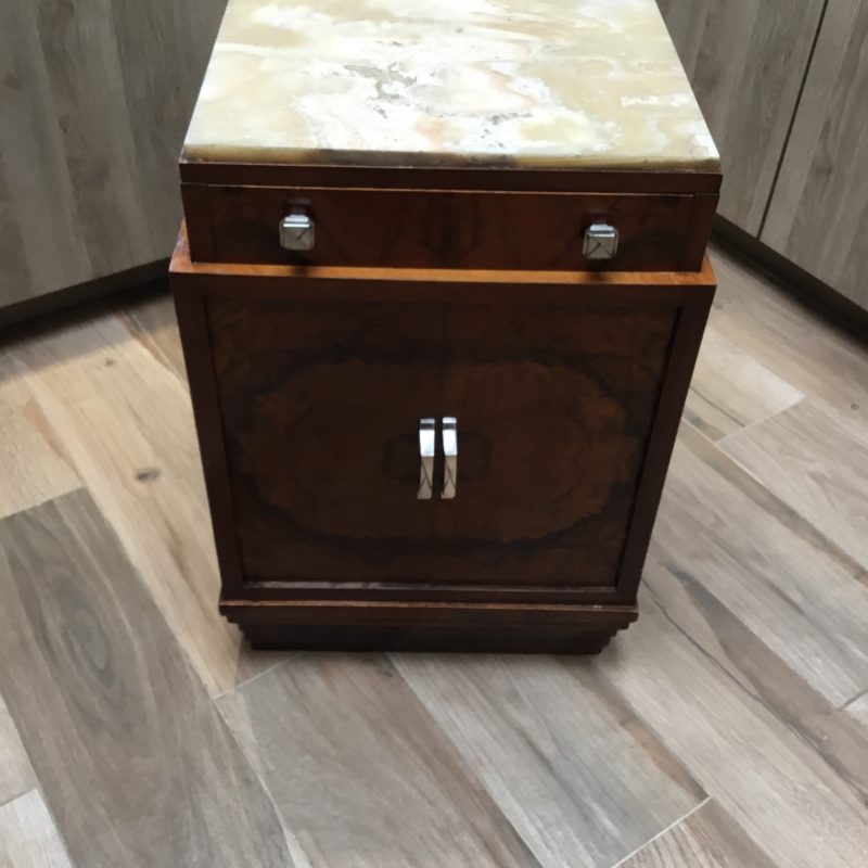 SOLD – French Art Deco Cabinet with Marble Top