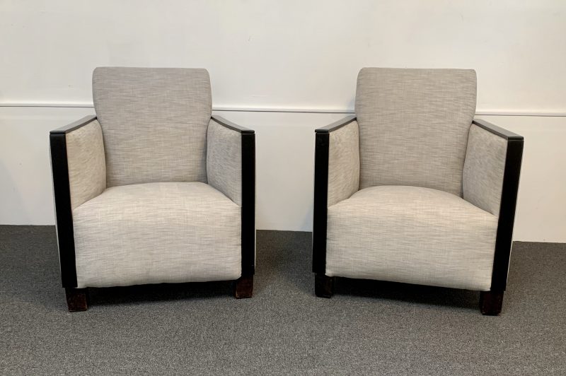 SOLD - Betty Joel 'Savoy' Art Deco Armchairs
