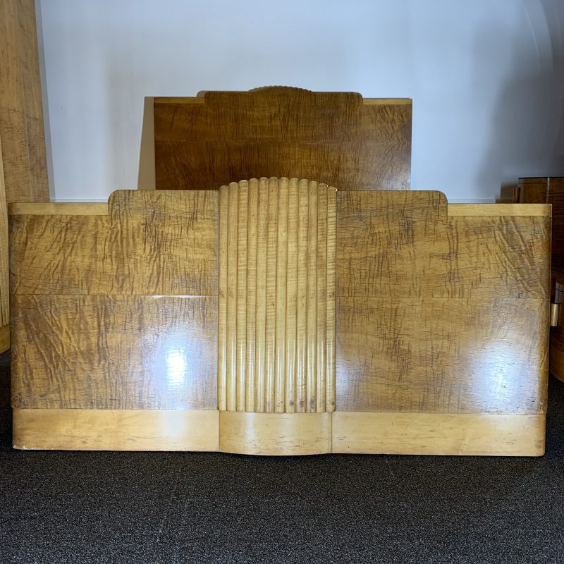 SOLD – Art Deco Epstein Walnut Double Bed