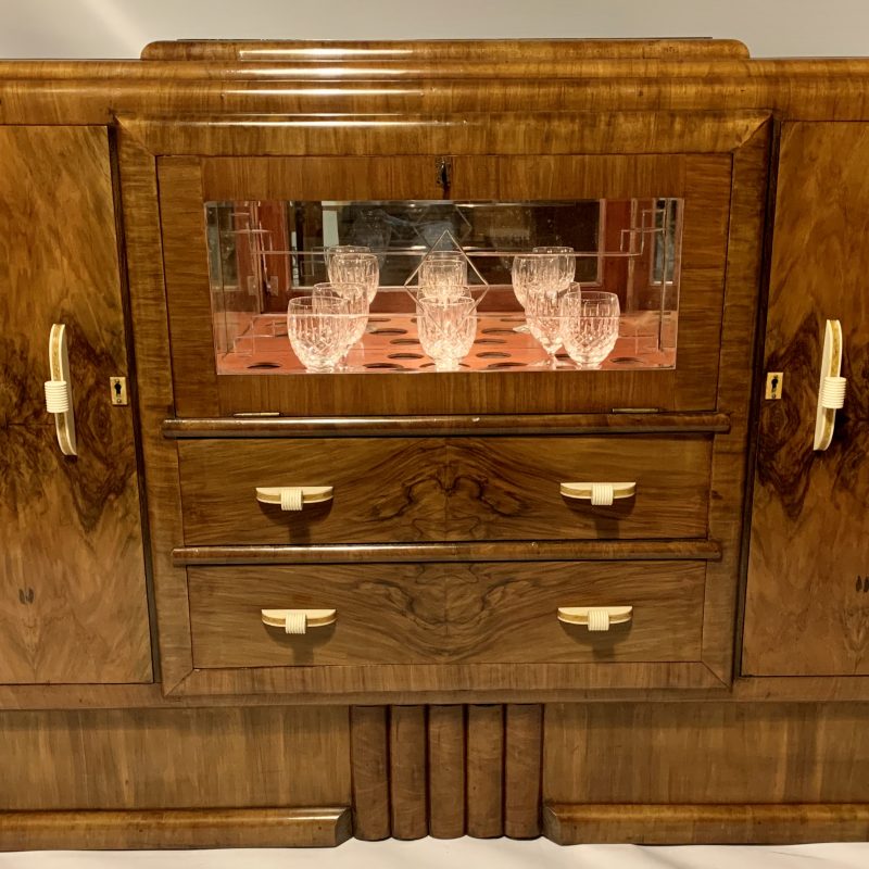 SOLD – Art Deco Sideboard Cocktail Cabinet