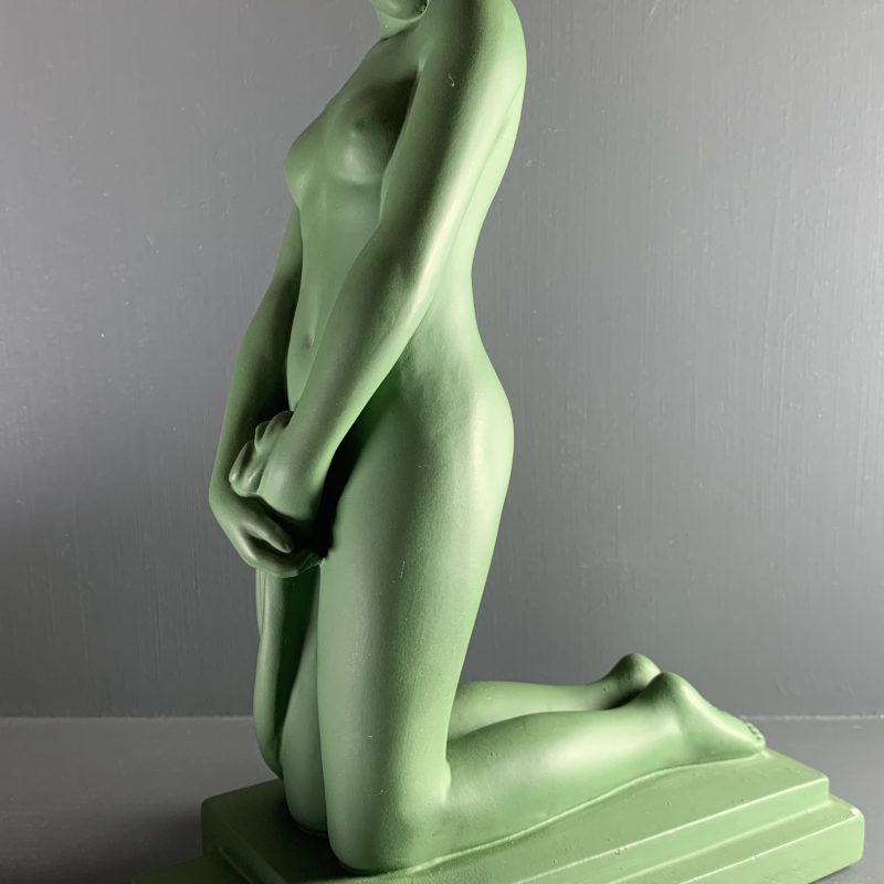 SOLD – Art Deco Plaster Figure by G Leonardi