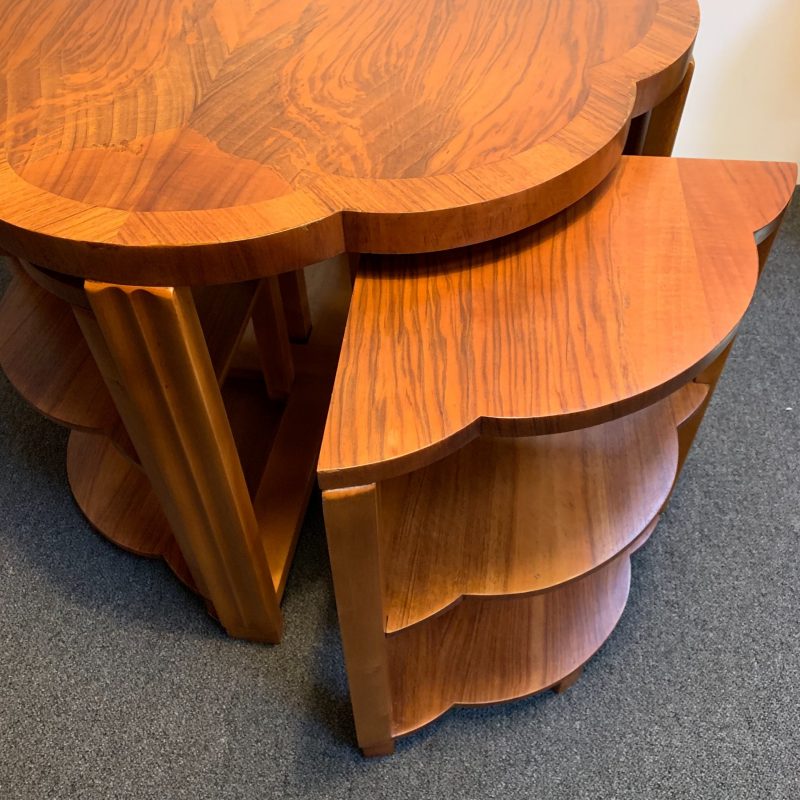 SOLD – Art Deco Nest of Five Tables