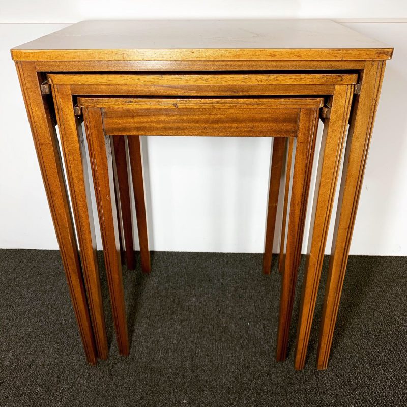 SOLD – Art Deco Walnut Nest of Tables