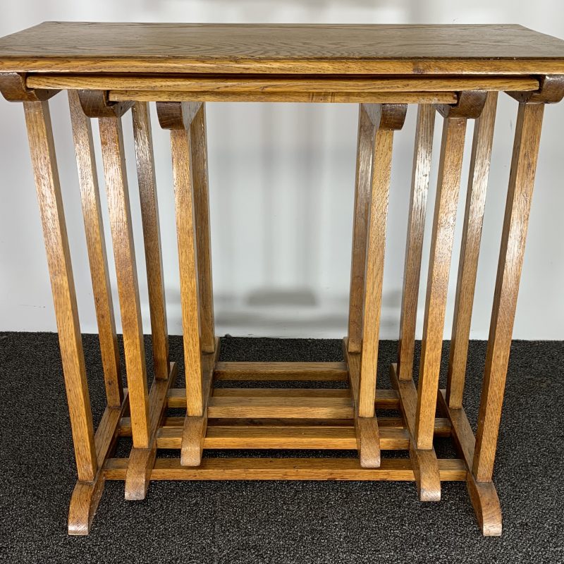 SOLD – 1930’s Oak Nest of Tables