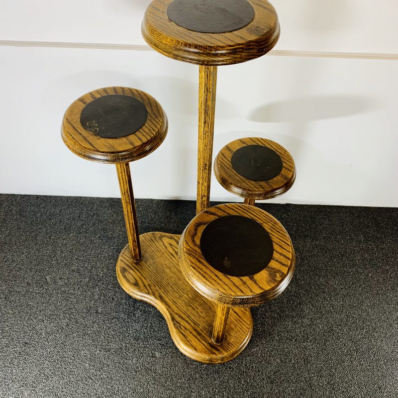 SOLD – 1930s Oak Plant Stand