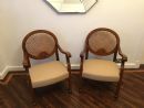Art Deco Pair of Bergere Chairs