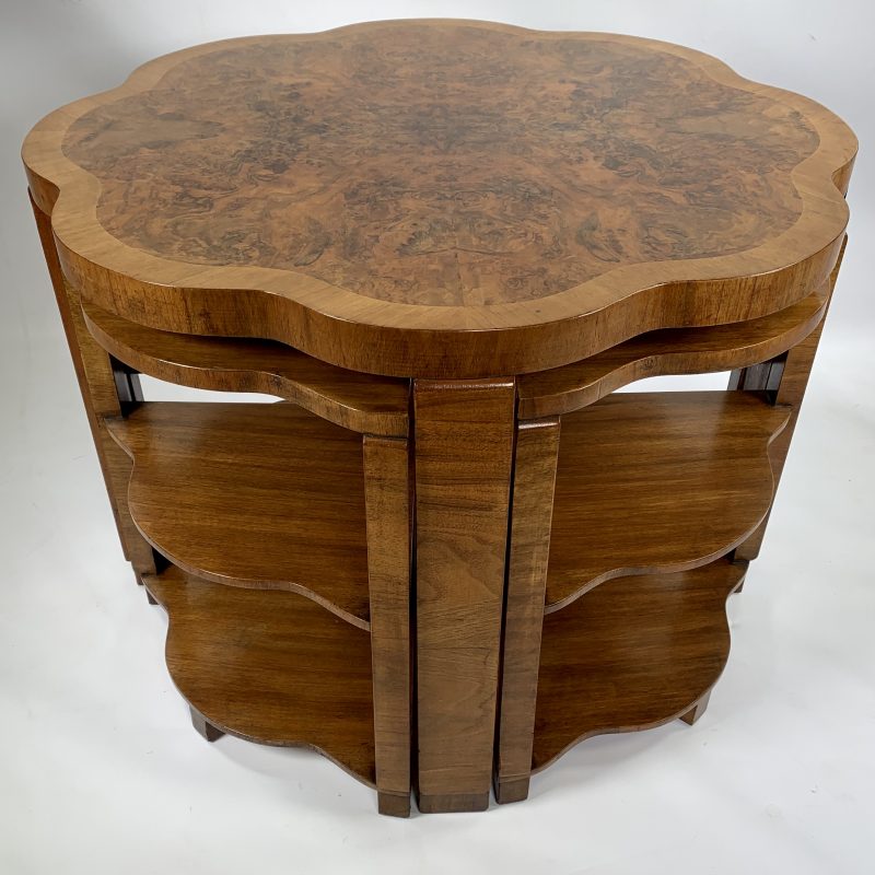 Art Deco Nest of Five Tables
