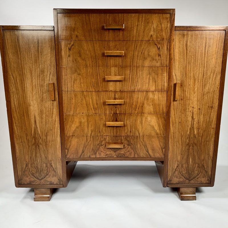 Art Deco Sheet Music Cabinet by Merryweather & Sons