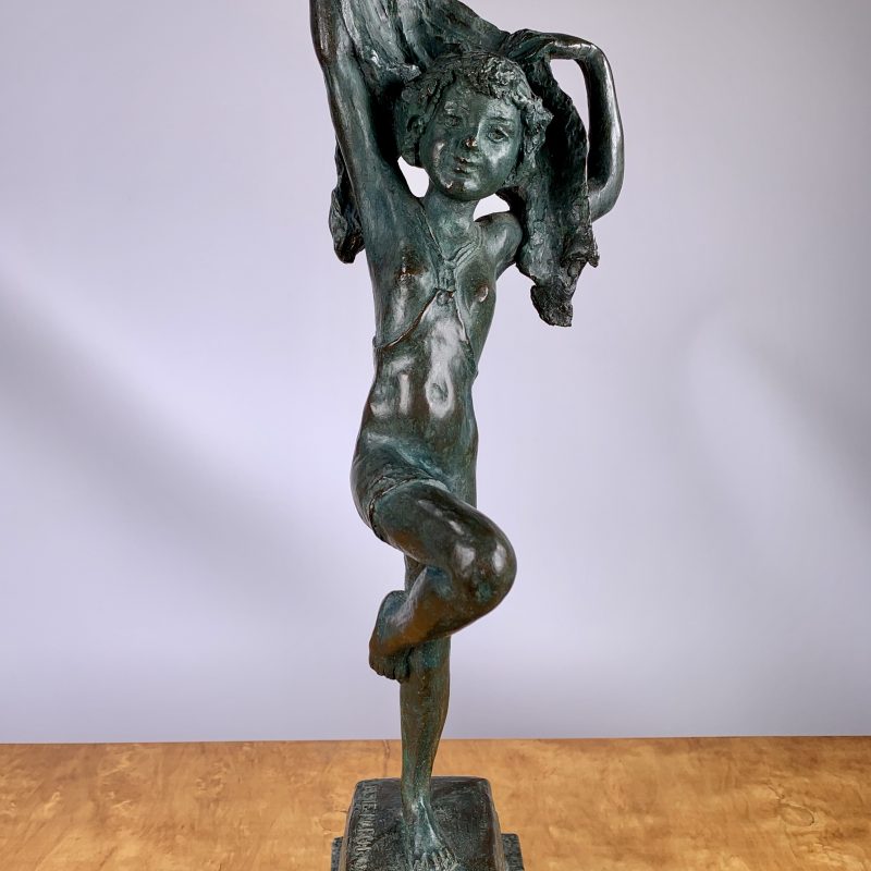 Art Deco Bronze Sculpture by Elsie March