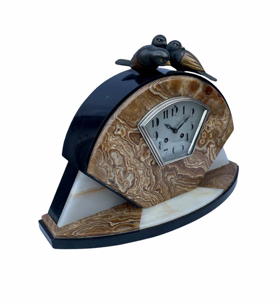 Art Deco French Clock - Poirot Art Deco Furnishings