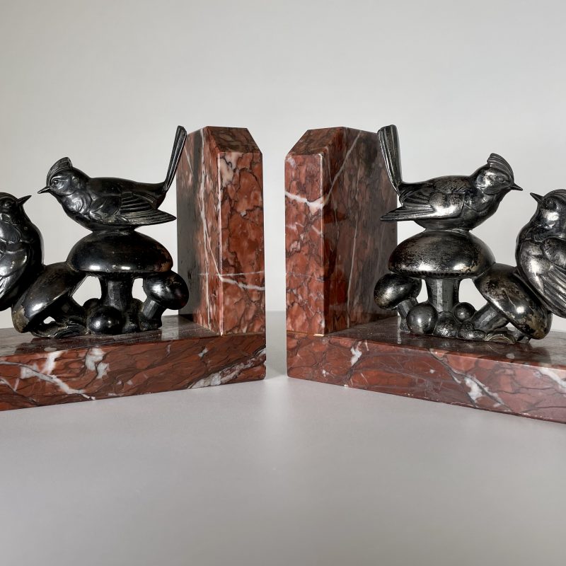 A Pair of French Art Deco Bookends