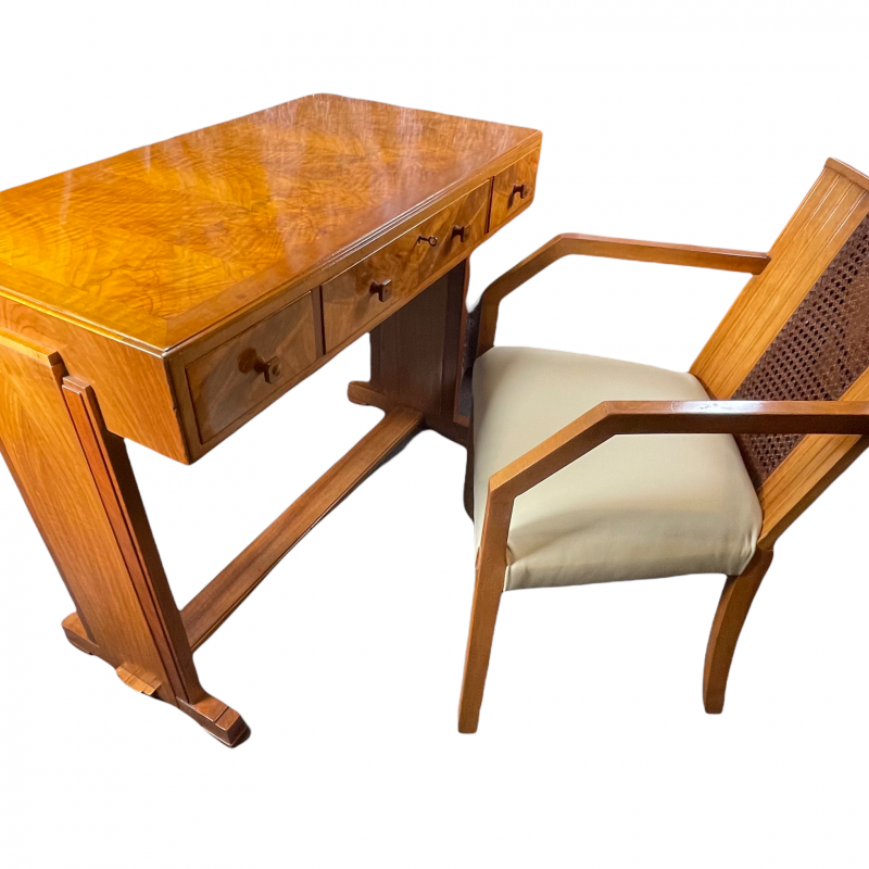 SOLD – Art Deco Desk and Chair by Heal’s
