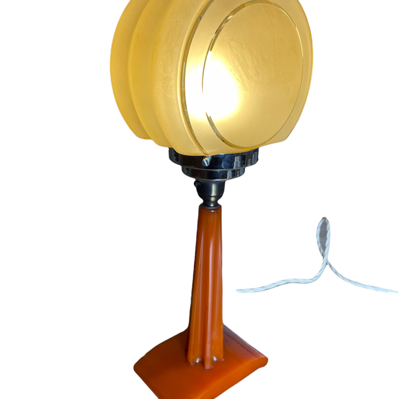 Art Deco Phenolic Lamp