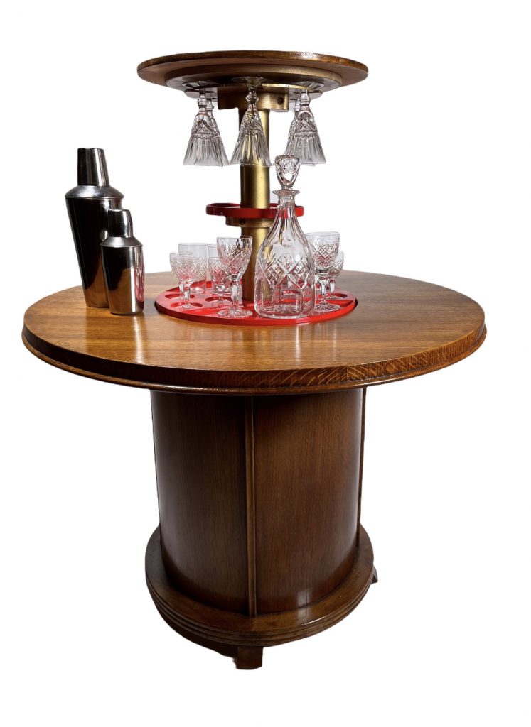 Art Deco Pop Up Cocktail / Table Poirot Art Deco Furnishings