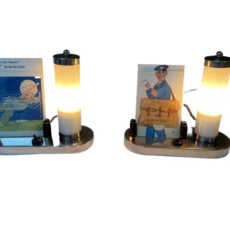 A Pair of Art Deco Lamps