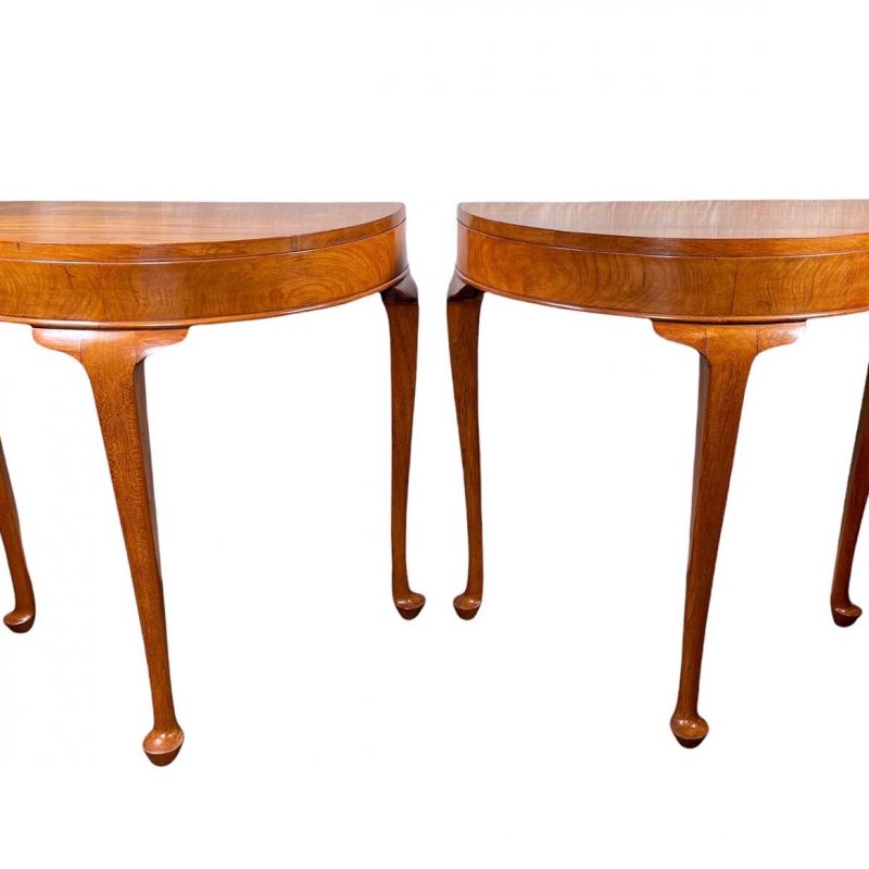 A Pair of Demi Line Side/Console Tables