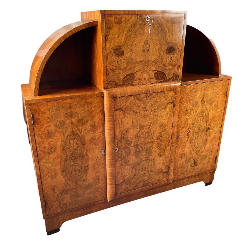Art Deco Bureau Cabinet