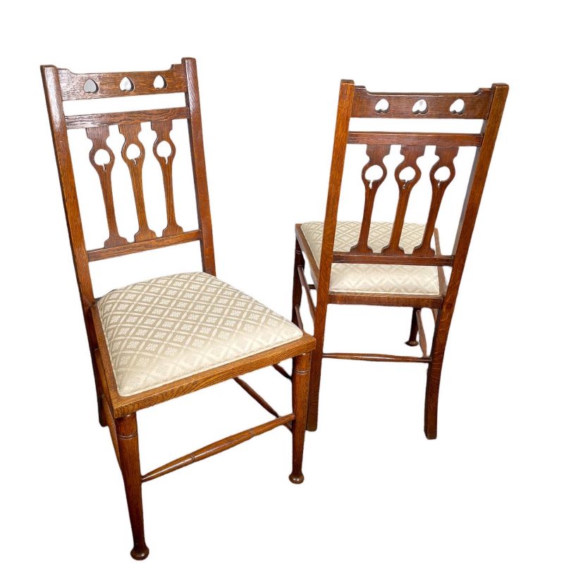 A Pair of Arts and Crafts Chairs