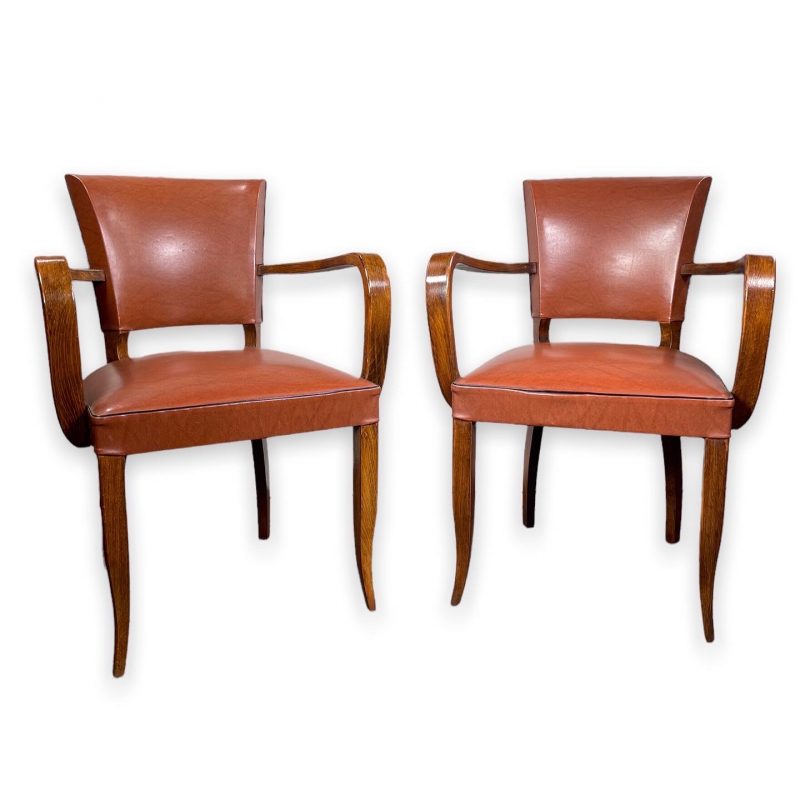 A Pair of Art Deco Bridge Chairs