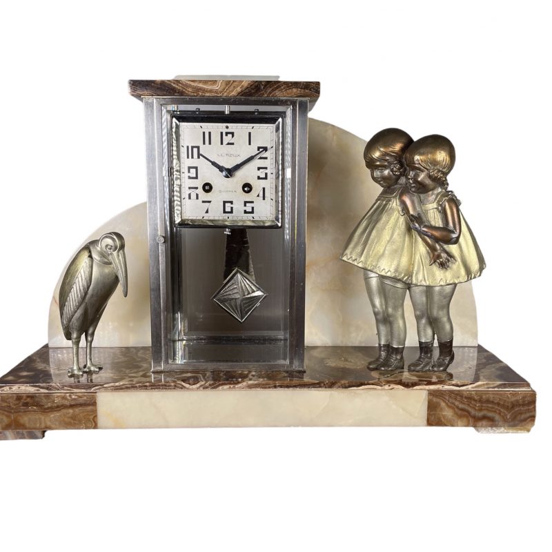 Art Deco French Clock by the Sculptor Demetre Chiparus