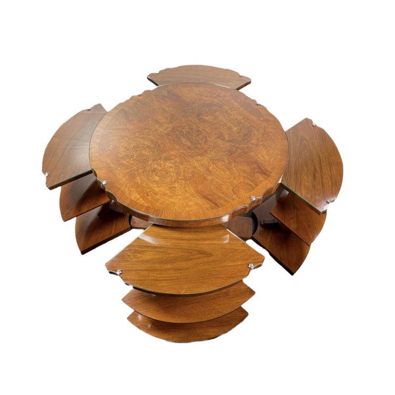 Epstein Art Deco Nest of Five Tables