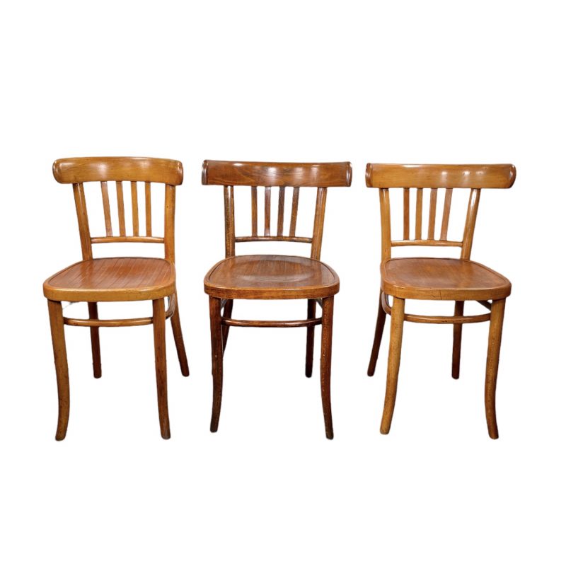 A Set of Three Thonet Chairs