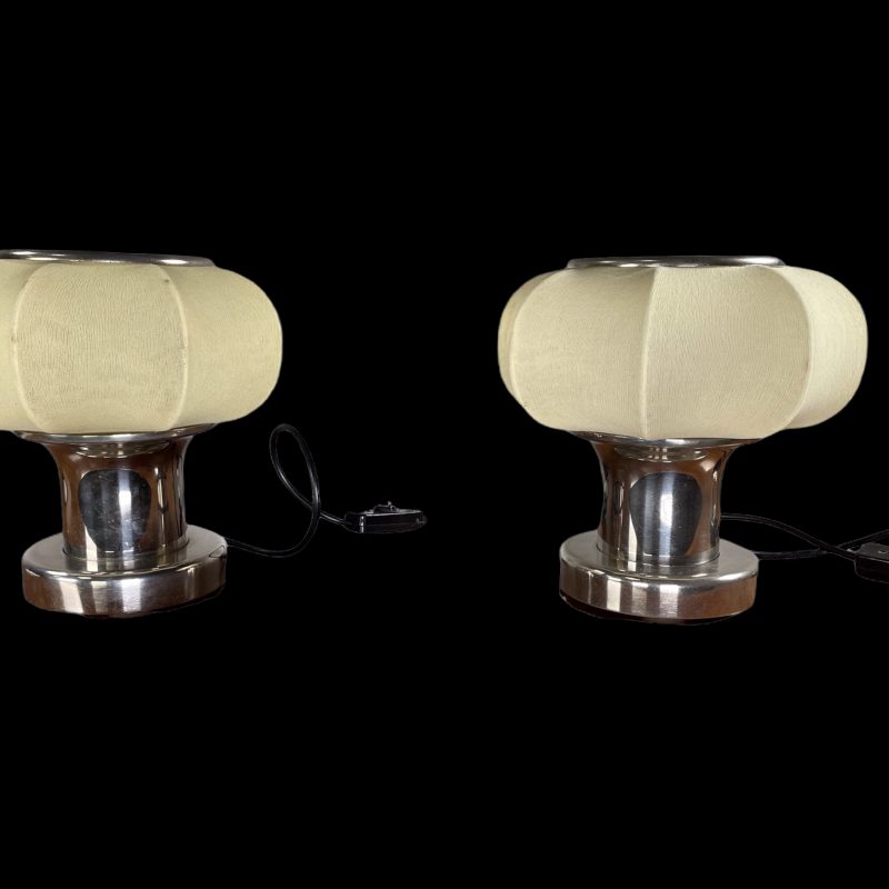 A Pair of Mid Century Modern Lamps by Veb Narva, Germany