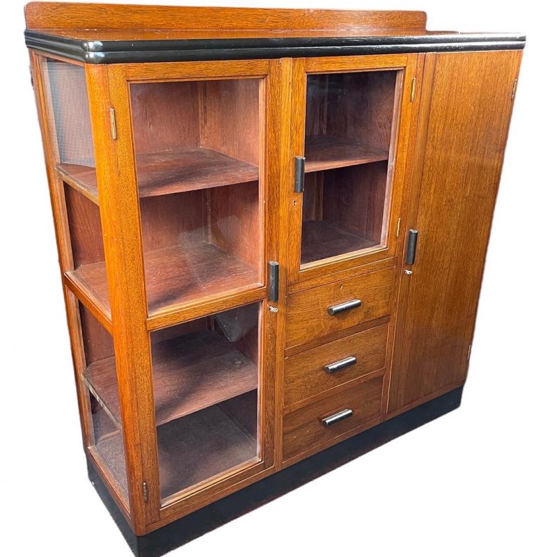 Art Deco Bookcase Cabinet