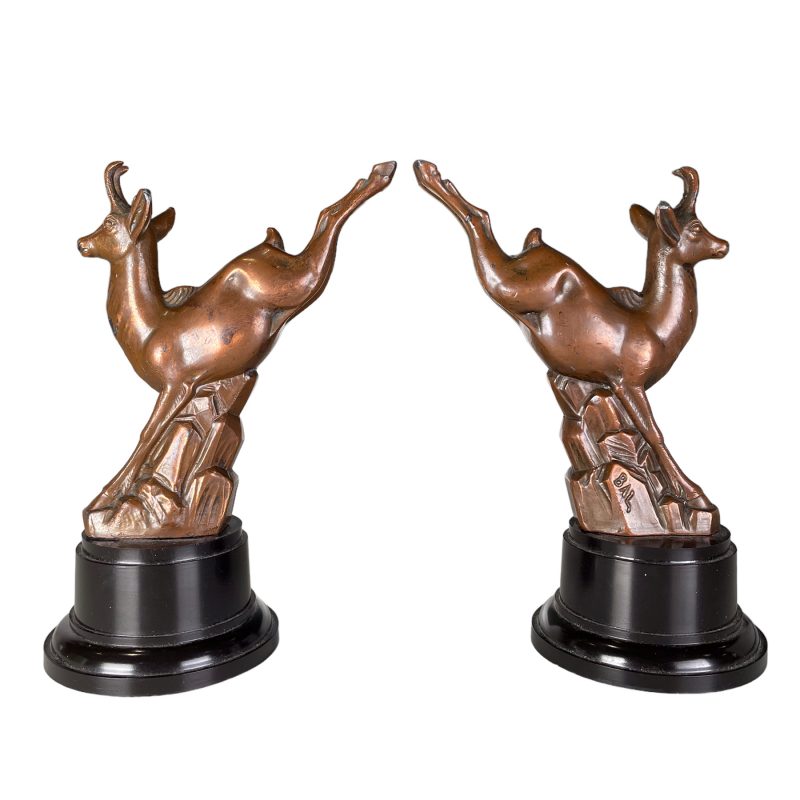 Pair of Art Deco Deer by Molins