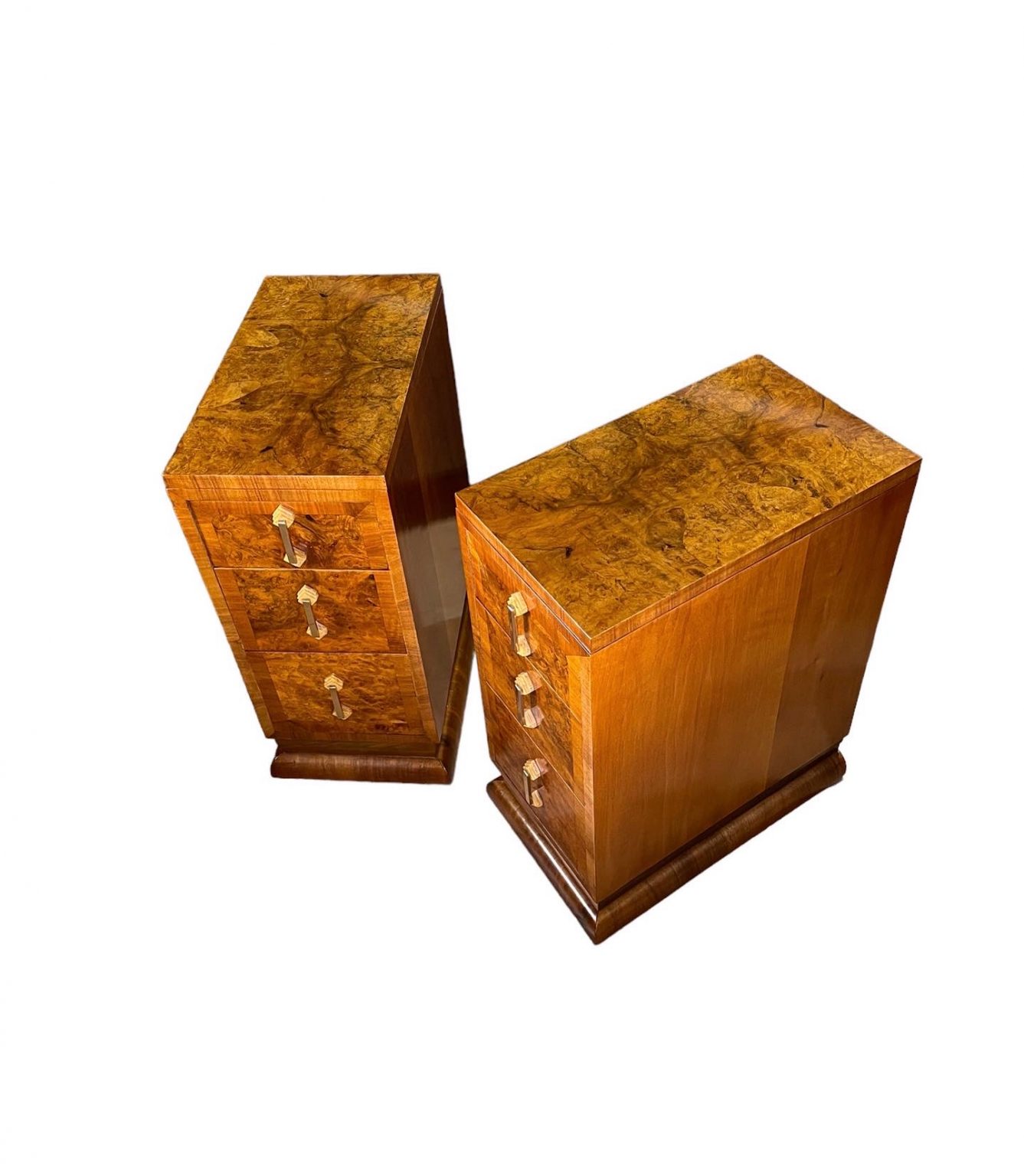 Pair of Art Deco Bedside Poirot Art Deco Furnishings