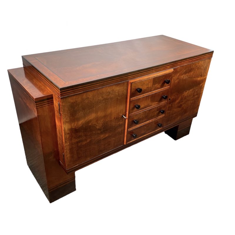 SOLD – Art Deco Sideboard by Charles A. Richter for Bath Cabinet Makers