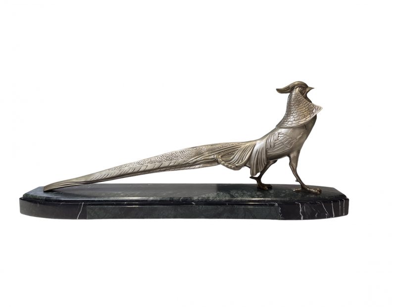 SOLD - Art Deco sculpture of a Golden Pheasant - Image 5
