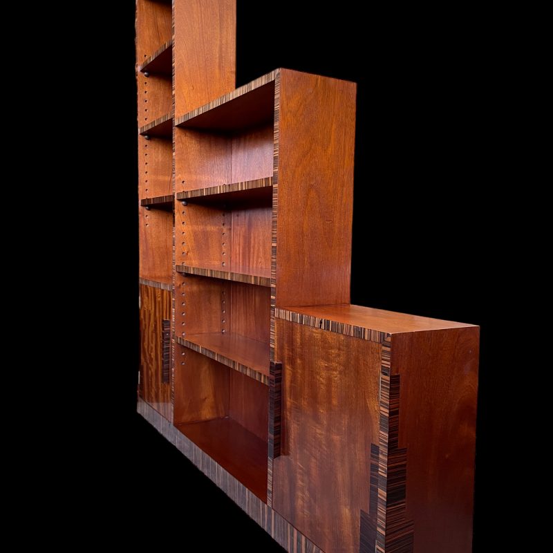 A Fine Art Deco Stepped Bookcase