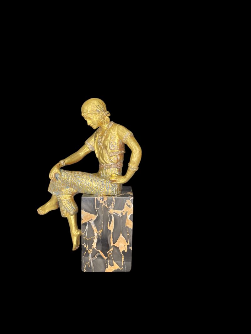 Art Deco Gilt Bronze by Jorel - Image 15