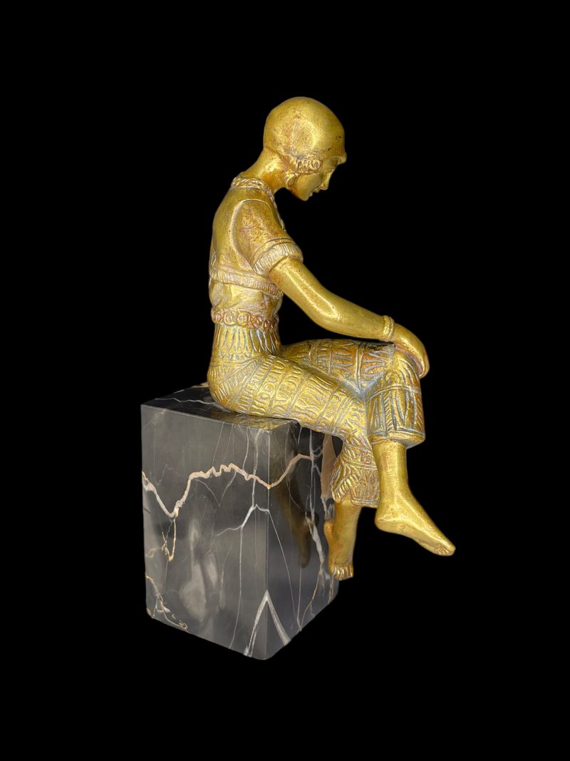 Art Deco Gilt Bronze by Jorel - Image 2