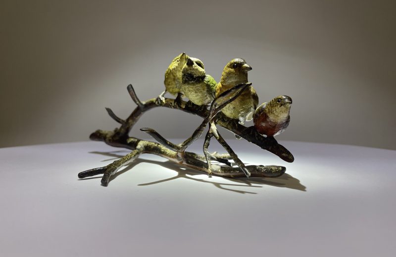 Cold Painted Bronze attributed to Franz Bergman