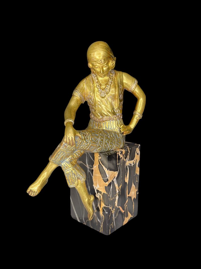 Art Deco Gilt Bronze by Jorel - Image 4