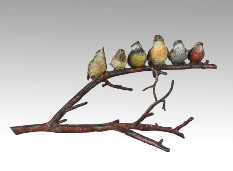 Cold Painted Bronze attributed to Franz Bergman - Image 4