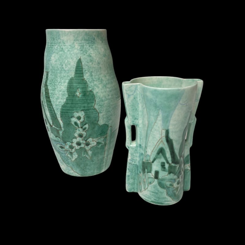 Pair of Art Deco Beswick Vases