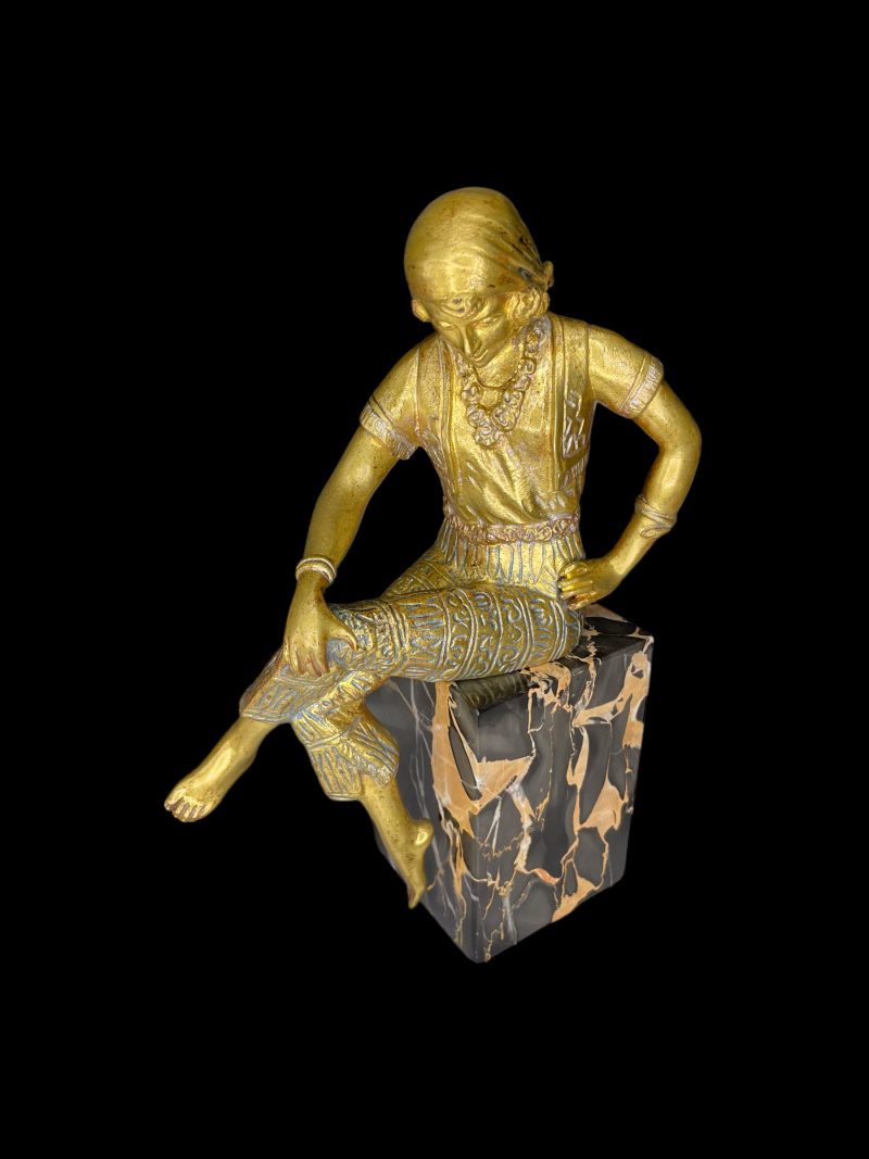 Art Deco Gilt Bronze by Jorel - Image 12