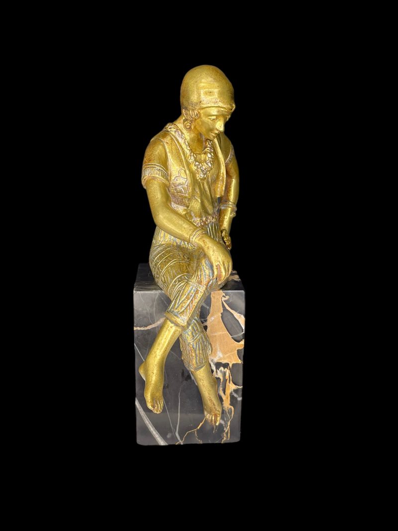 Art Deco Gilt Bronze by Jorel - Image 3