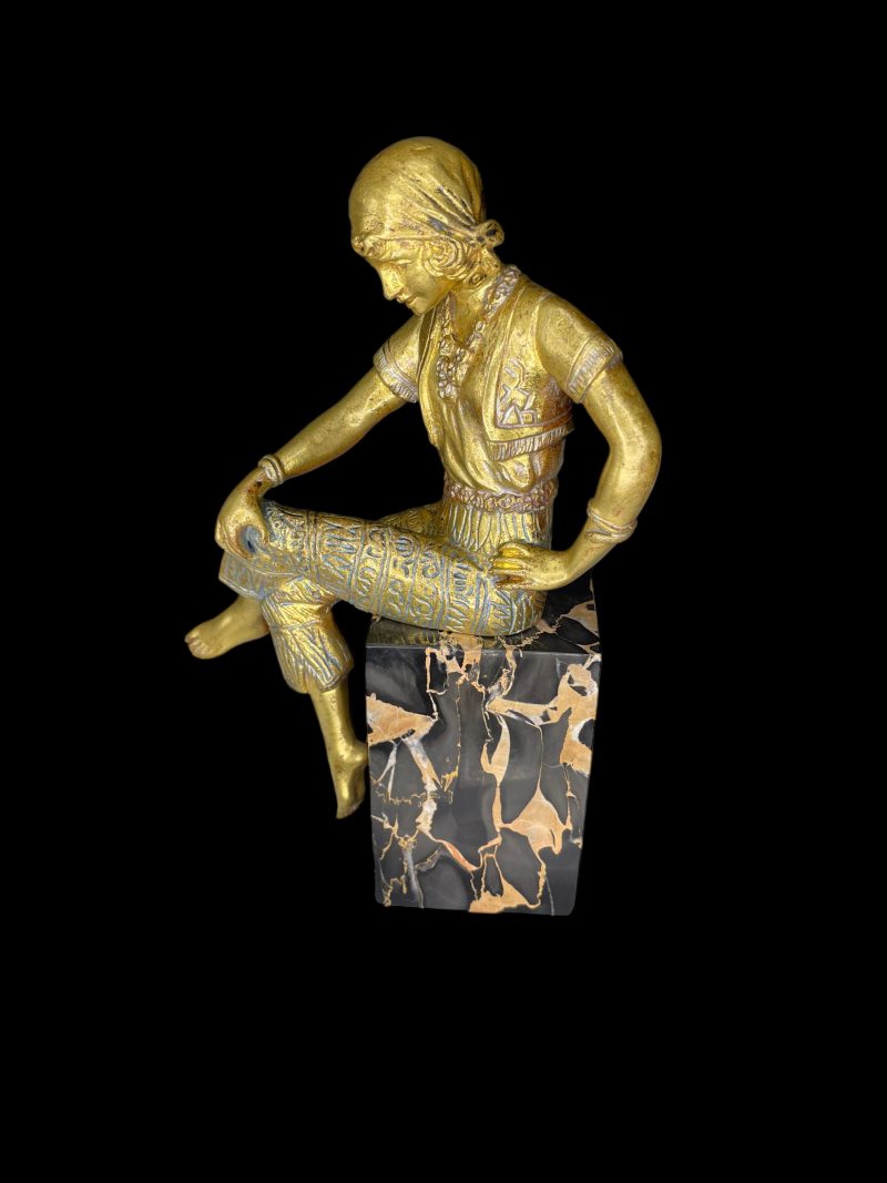Art Deco Gilt Bronze by Jorel - Image 14