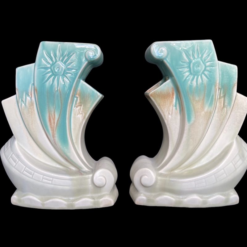 Pair of Art Deco Vases