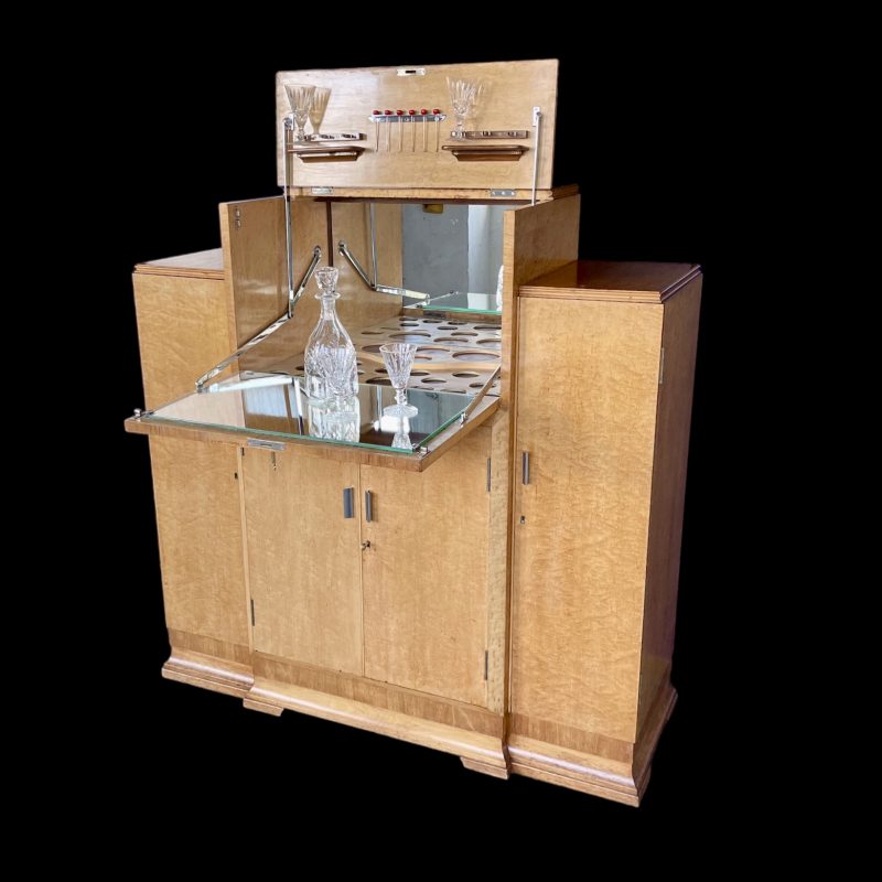 Art Deco Cocktail Cabinet by Harrods