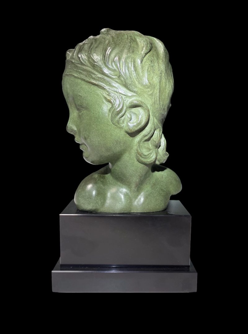 ART DECO BRONZE BY ALEXANDRE KÉLÉTY