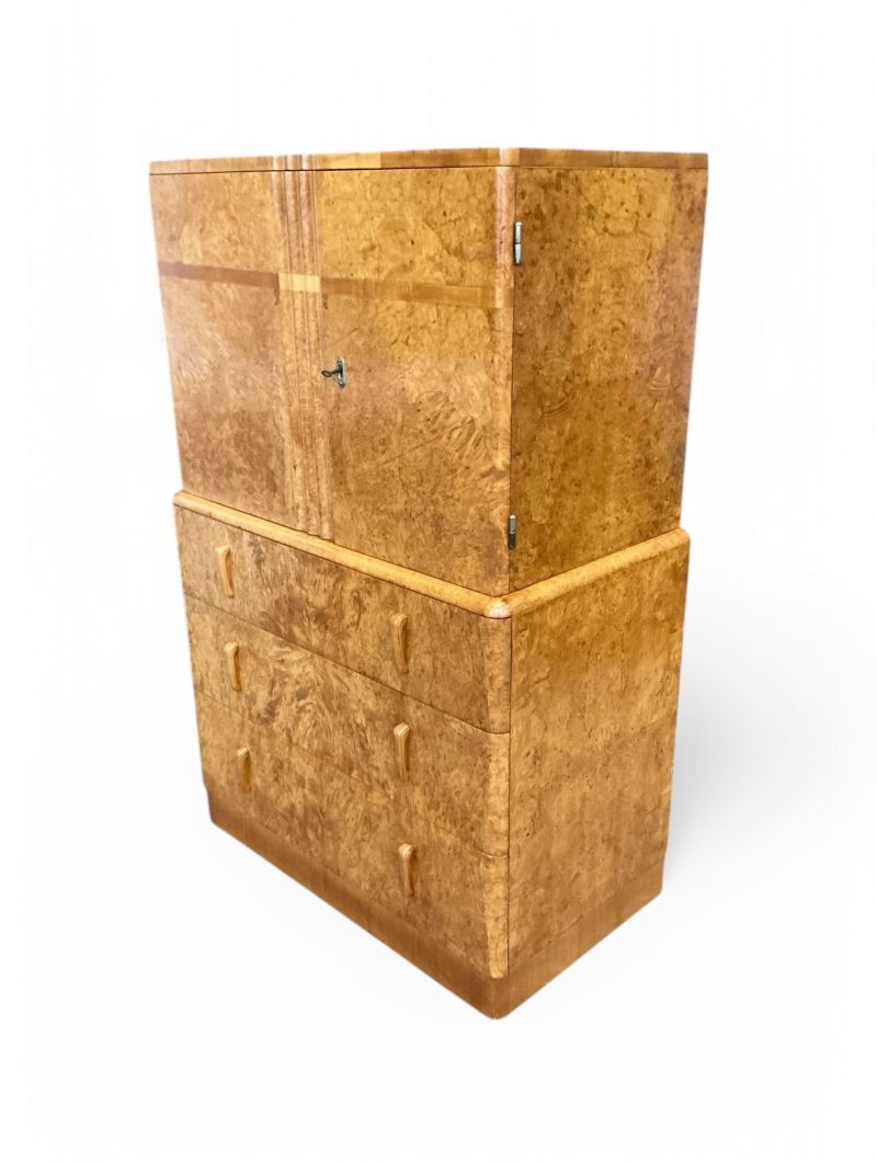 Art Deco Linen Cupboard - Image 14