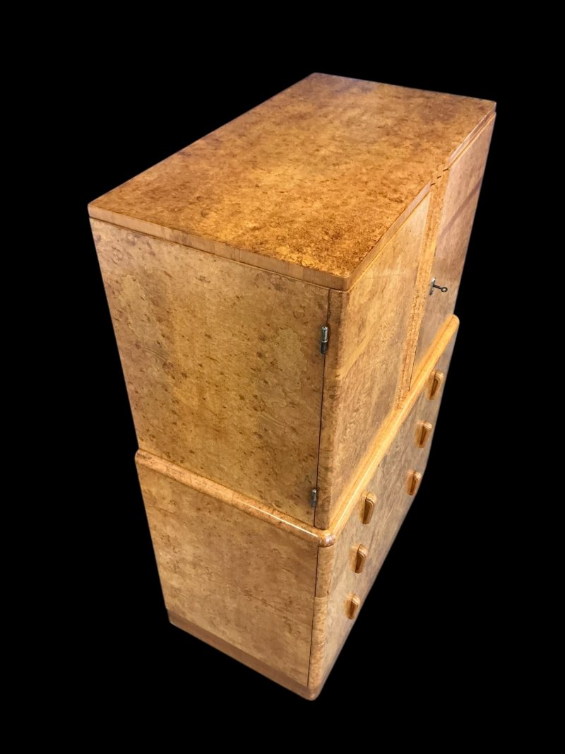 Art Deco Linen Cupboard - Image 4
