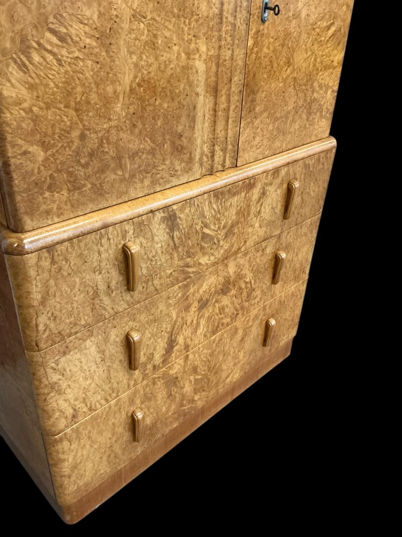 Art Deco Linen Cupboard - Image 9